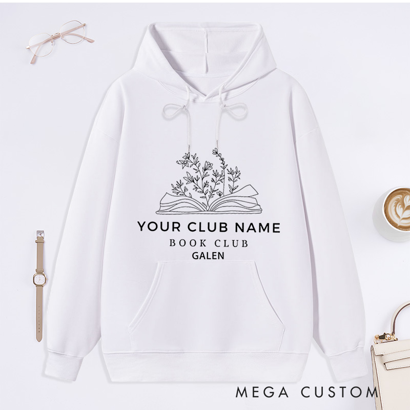 Personalized Custom Book Club Classic Hoodies Custom Book Shirt Custom book shirt Book club since Reading club shirt custom name book club bookish shirt
