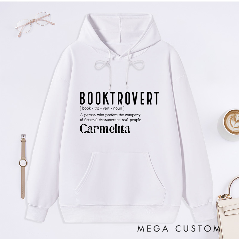 Personalized I Have No Shelf Control Classic Hoodies Custom Bookish Hoodies with Name Librarian Gift Book Lover Gift for Reader