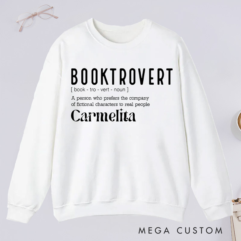 Personalized I Have No Shelf Control Classic Sweatshirts Custom Bookish Sweatshirt with Name Book Lover Gift Librarian Gift Reading Gift