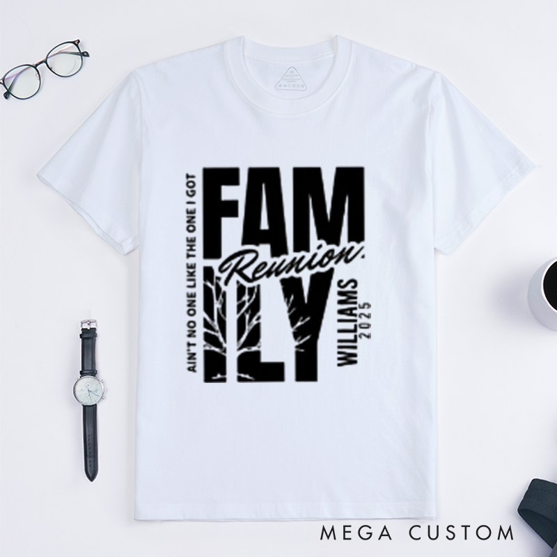 Personalized Custom Ain't No Family Like Ours' Matching Reunion Shirts with Your Family Name Classic T-shirt