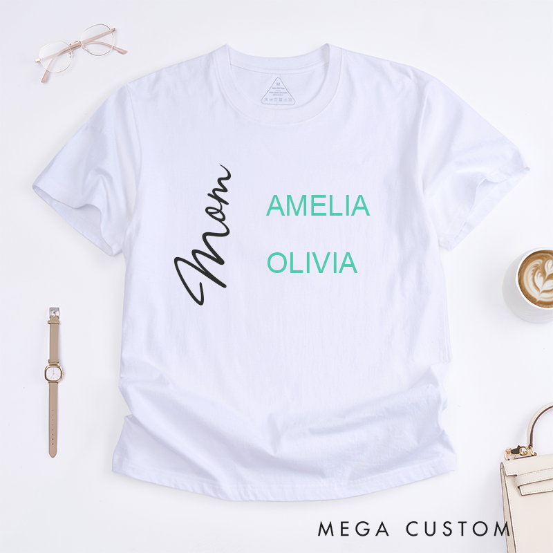 Personalized Fashionable Mothers Minimalist Design Classic T-shirt