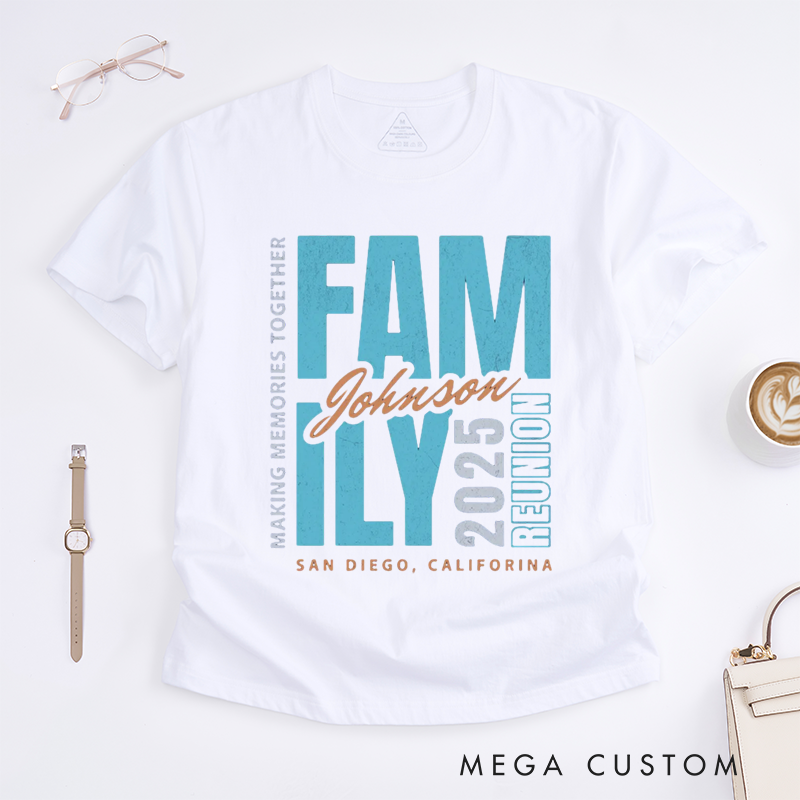 Personalized Matching Family Reunion Gifts Tees 2025 Classic T-shirt