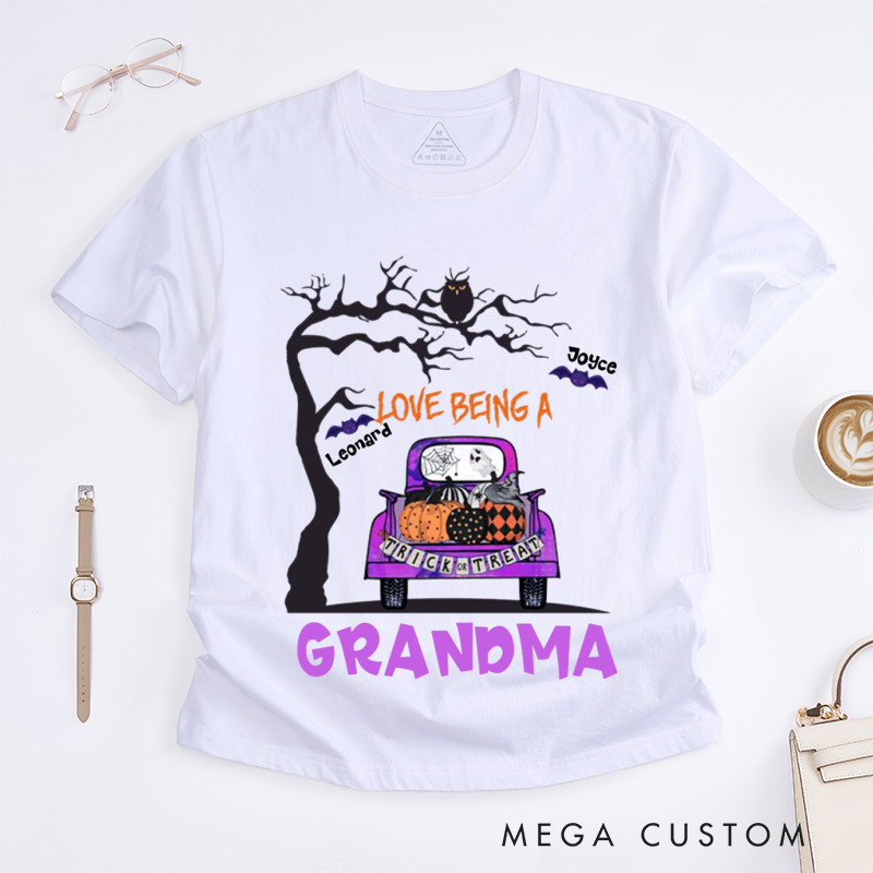 Personalized Love Being Mom Grandma Halloween Classic T-Shirt Gift Ideas for Halloween