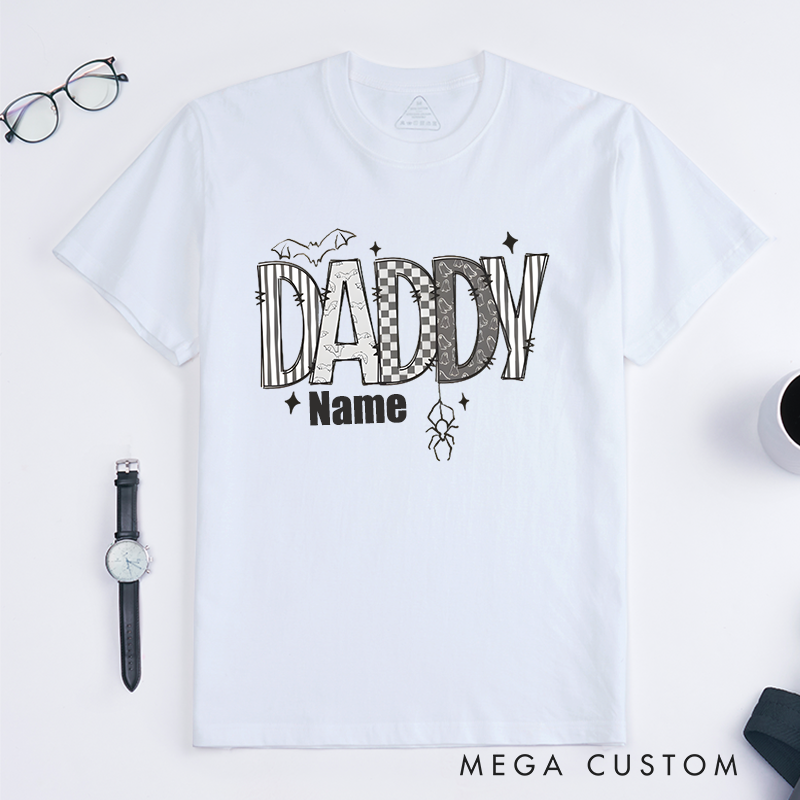 Personalized Halloween Party Spooky Daddy Classic T-shirt