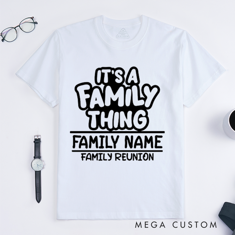 Personalized Family Reunion Matching Tees Celebrating Togetherness Classic T-shirt