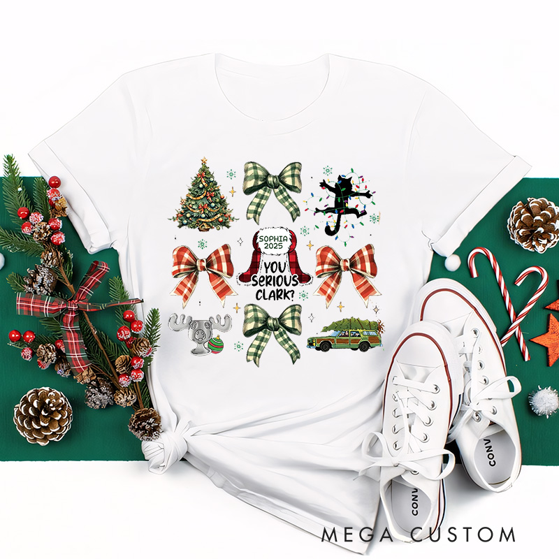 Personalized You Serious Christmas Movies Classic T-Shirts Christmas Film Tshirt Movie Holiday Shirt