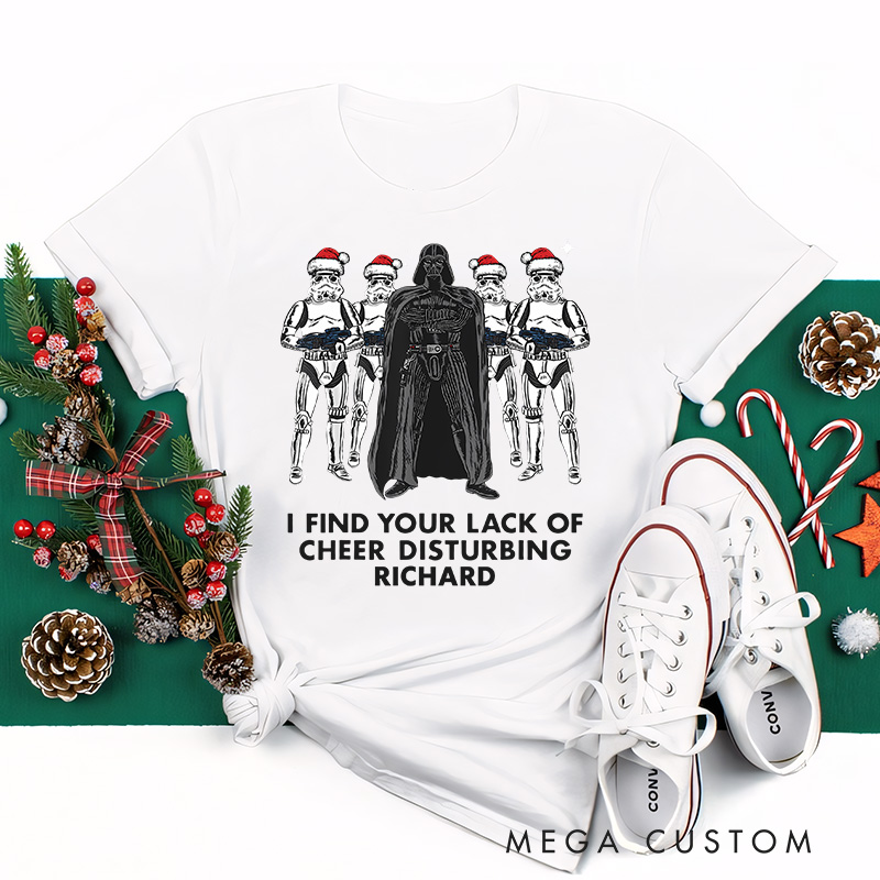 Personalized I Found You Lack of Cheer Christmas Classic T-Shirts Galaxy War Film Tshirt Movie Holiday Shirt