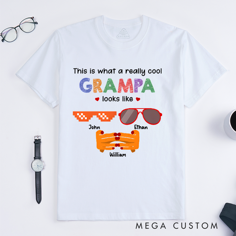 Personalized Really Cool Dad Looks Like Theme Classic T-shirt