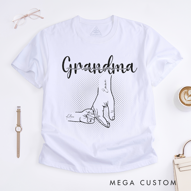 Personalized a Mother's Love is Forever and always Classic T-shirt Gifts for Mom Grandma