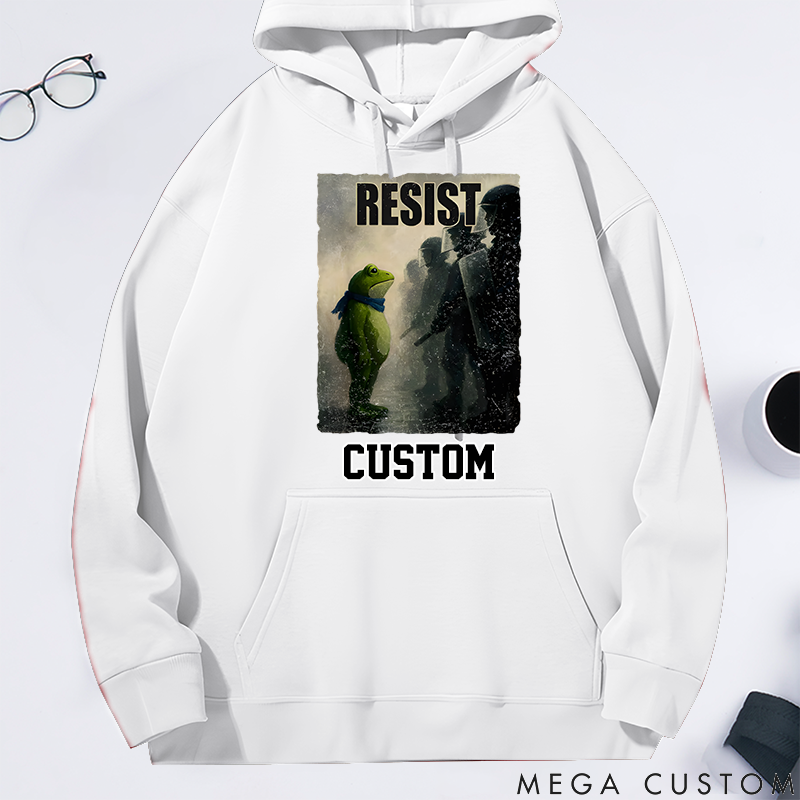 Personalized Classic Hoodie Portland Protest Funny Political Parody Theme