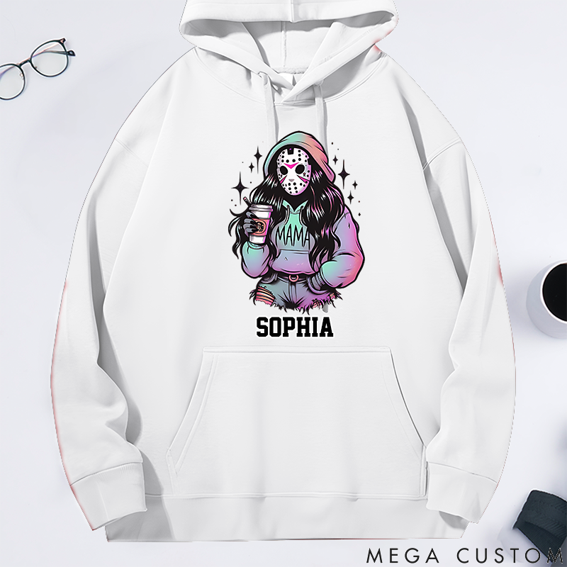 Personalized Classic Hoodie Trendy Custom Spooky Killer Mama Theme