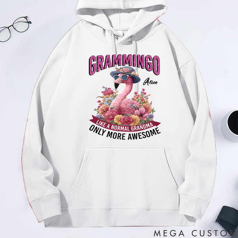 Personalized Classic Hoodie Grammingo Like a Normal Grandma Only More Awesome