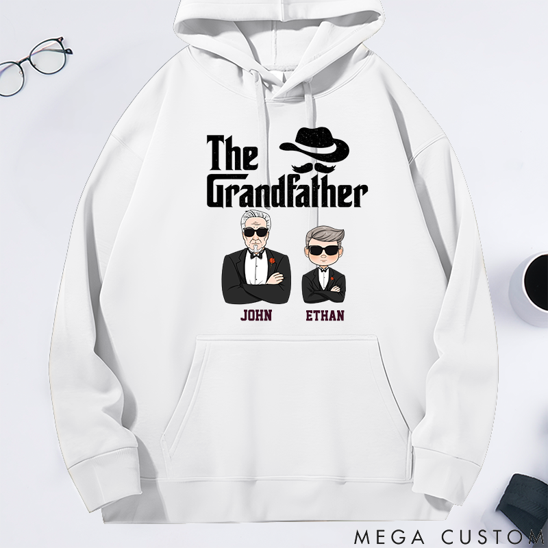 Personalized Classic Hoodie The Grandfather Theme Grandpa and Kids