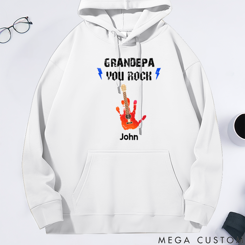 Personalized Classic Hoodie Guitar Family You Rock Theme