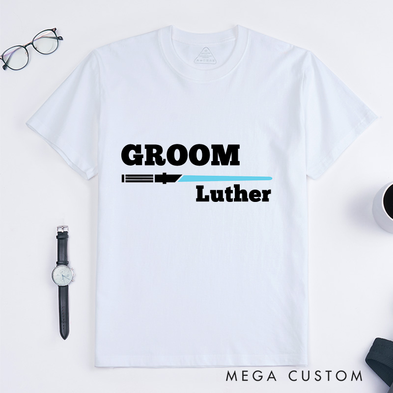 Personalized Epic Wedding Party T-Shirts Groom Shirts for Groomsman Wedding Favors T-Shirt Groomsman Bachelor Party Shirt