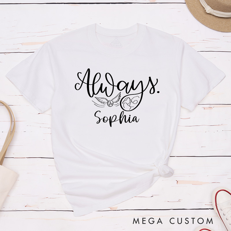 Personalized Couple After All This Time and Always Matching T-Shirt Valentine's Day T-Shirt for Husband Wife Boyfriend Girlfriend for Hubby Wifey