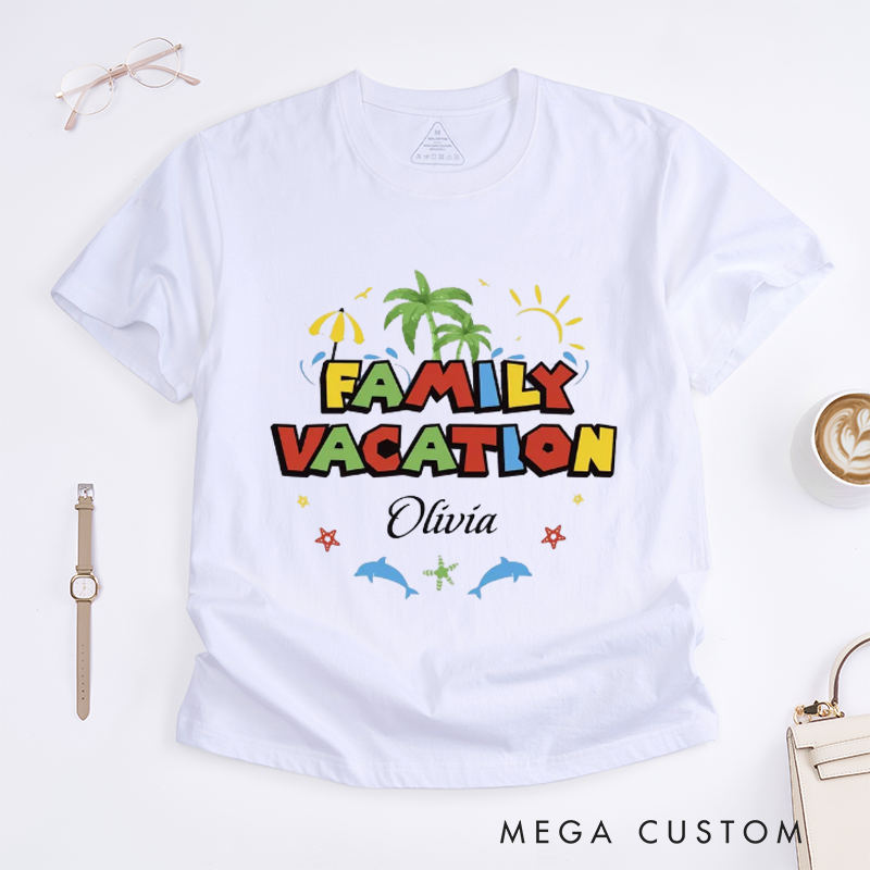 Personalized Family Matching Tees for Travel and Reunions Classic T-shirt