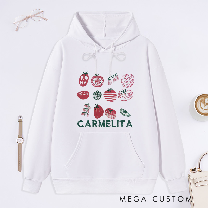Personalized Grandma's Garden Classic Hoodies Custom Mama's Garden Hoodies with Name Plant Lover Gift Gardening Lover Gift for Gardener