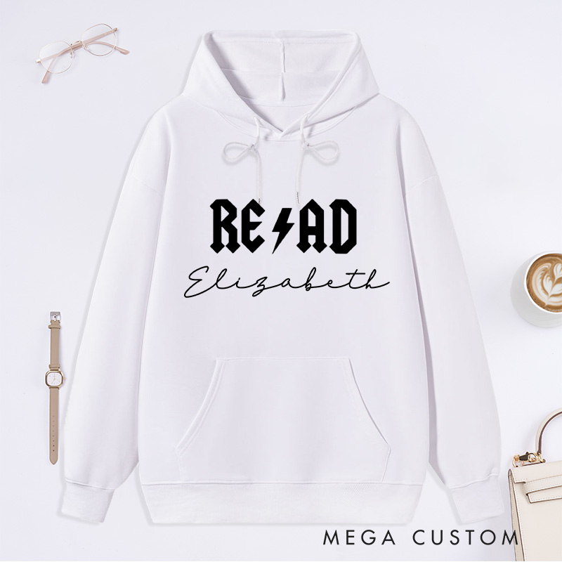 Personalized Read Classic Hoodies Bookish Hoodies Custom Book Lover Hoodies with Name Librarian Gift Book Lover Gift for Reader Gift