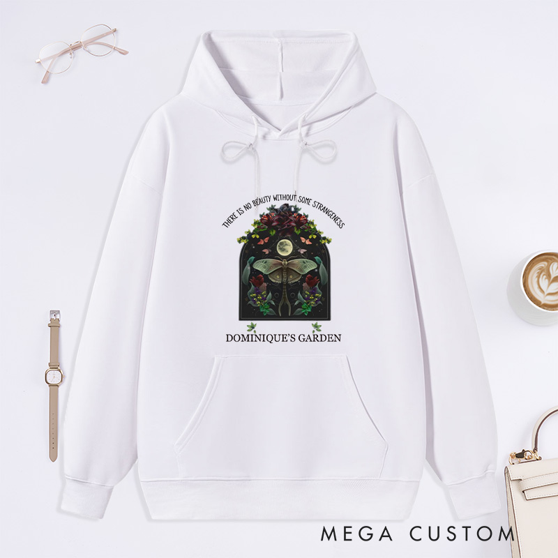Personalized There Is No Beauty Without Some Strangeness Classic Hoodies Custom Hoodies with Name Plant Lover Gift Gardening Lover Gift for Gardener Gift