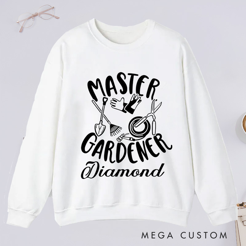 Personalized Master Gardener Classic Sweatshirts Gardener Sweatshirt with Name Plant Lover Gift Gardening Lover Gift Gardener Gift
