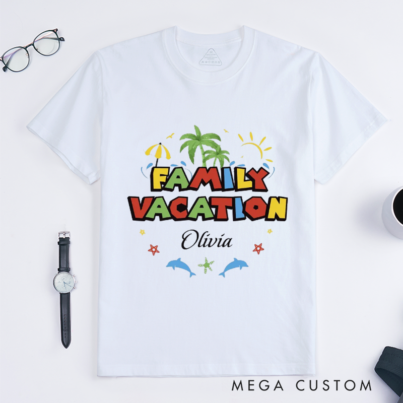 Personalized Family Matching Tees for Travel and Reunions Classic T-shirt