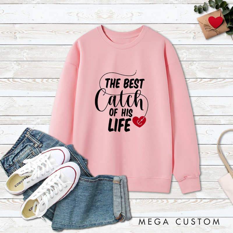 Personalized Fishing Sweatshirts Fishing Couples Sweatshirts Fishing Lover Couples Sweatshirts Husband Wife Matching Sweatshirts Matching Outfit for Fishing Lovers Perfect Gift for Couples