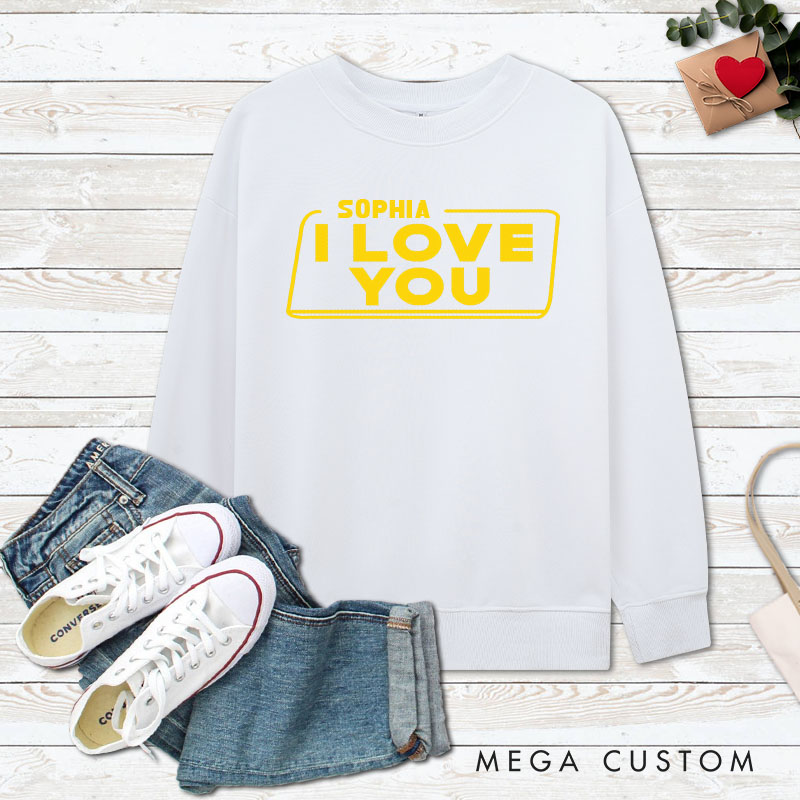 Personalized Couple Playful I Love You and I Know Matching Sweatshirt Couple Valentine's Day Sweatshirt for Husband Wife Boyfriend Girlfriend