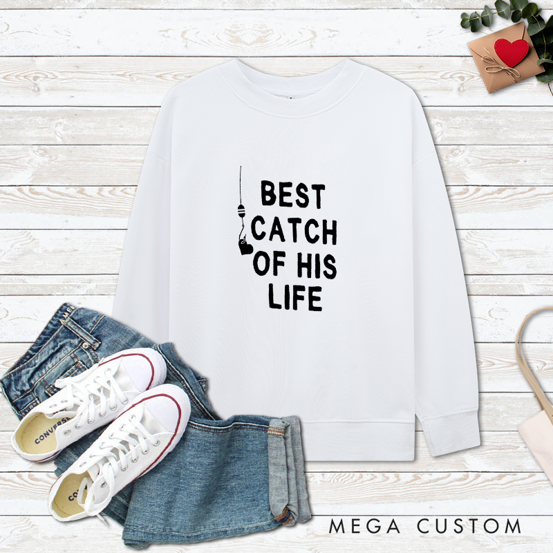 Personalized Couples Fishing Sweatshirts Fishing Matching Sweatshirts Couple Fishing Gifts Matching Gift for Fishing Lovers