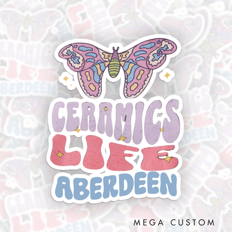 Personalized Ceramics Life Sticker Funny Stickers Pottery Stickers with Name for Pottery Lovers Gift Clay Lover Gift