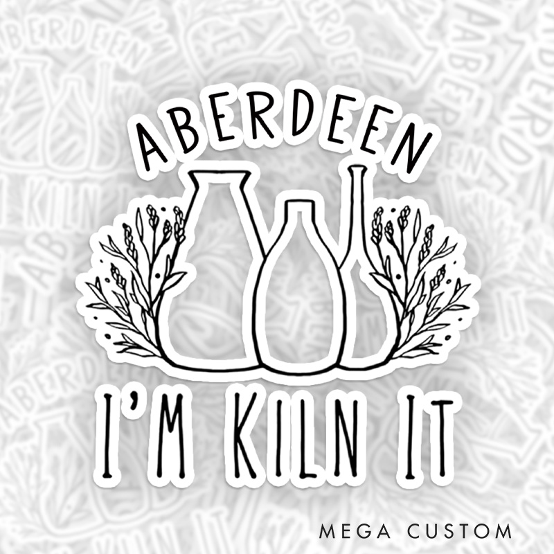 Personalized I'm Kiln It Sticker Pottery Stickers with Name for Pottery Lovers Gift Clay Lover Gift
