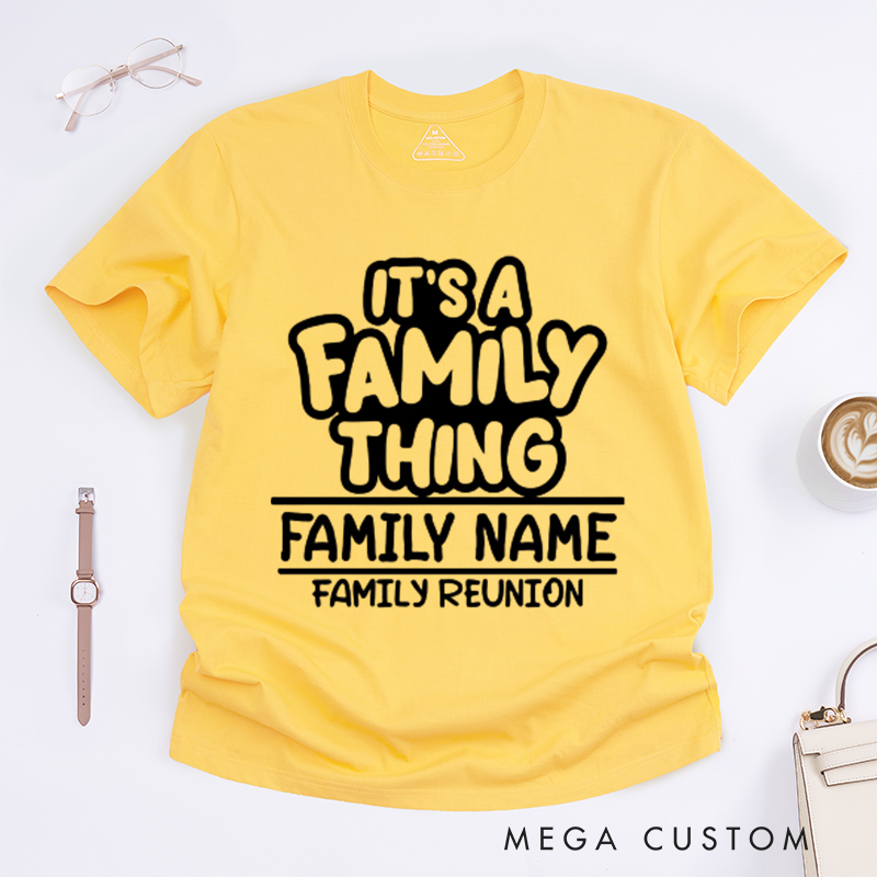 Personalized Family Reunion Matching Tees Celebrating Togetherness Classic T-shirt