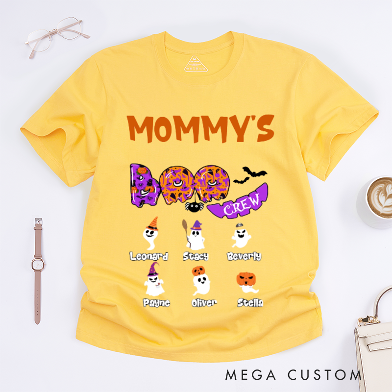 Personalized Boo Crew with Halloween Ghosts Classic T-Shirt Halloween Ideas
