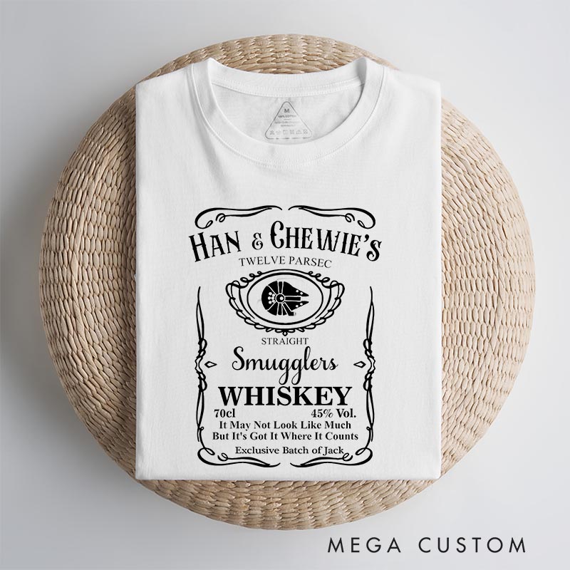 Personalized Smuggler Whiskey Classic T-Shirts Funny Geek Tshirt for Movie Lovers