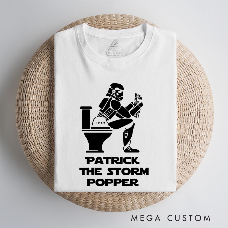 Personalized the Storm Popper Classic T-Shirts Funny Geek Tshirt for Movie Lovers
