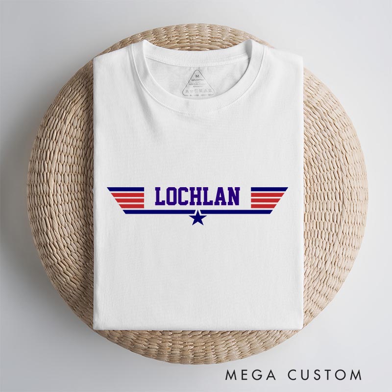 Personalized Pilot Movie Classic T-Shirts Independence Day Tshirt Veterans Day Shirt