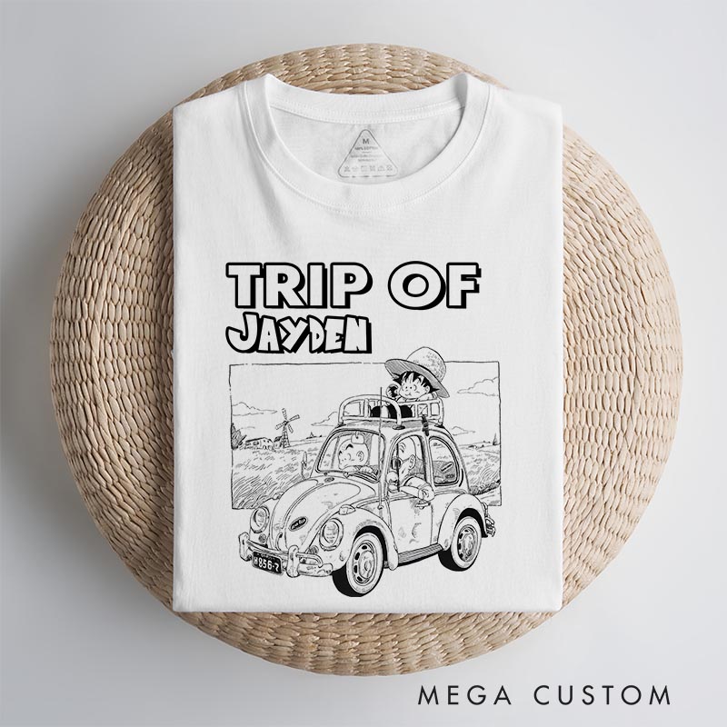 Personalized Anime Travel Classic T-Shirts Japanese Manga Tshirt Comic Shirt for Anime Lovers
