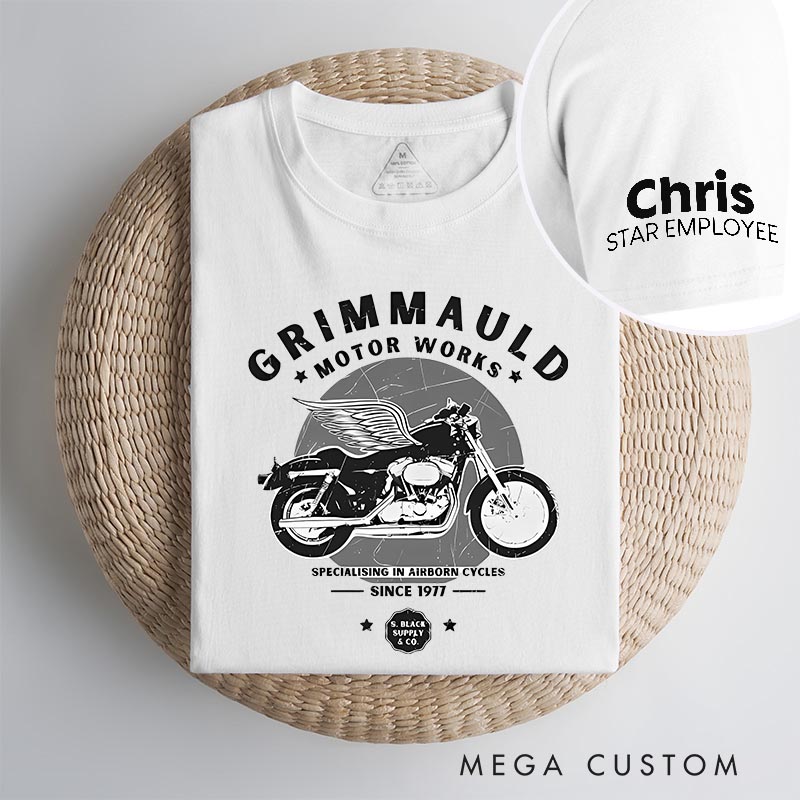 Personalized Motorcycle Magic Movie Classic T-Shirts Magic Movie and Book Tshirt for Film Lovers Book Worms