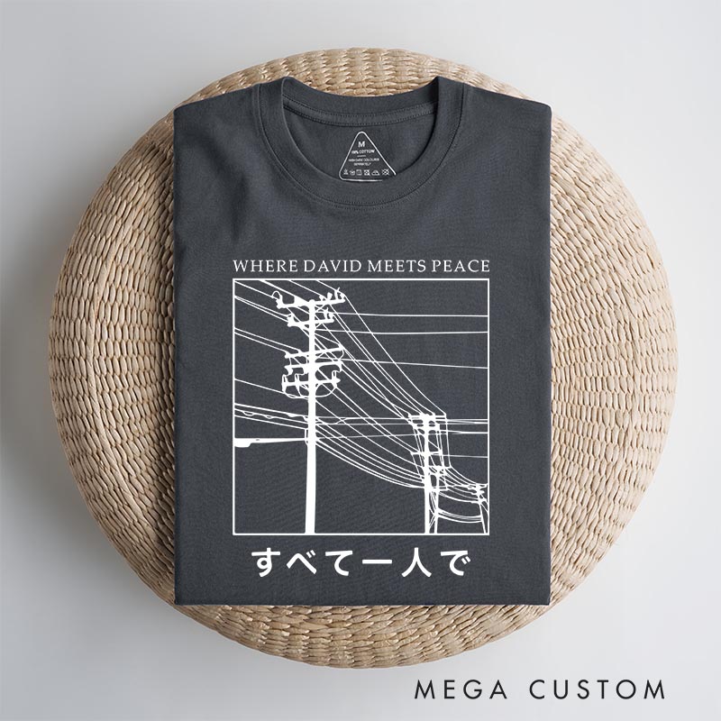 Personalized All Alone Japanese Anime Classic T-Shirts Japan Aesthetic Manga Comic Tshirt for Anime Lovers