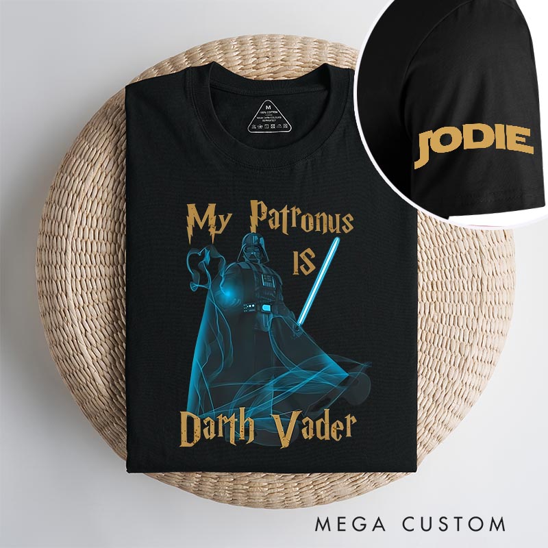 Personalized My Potronus is Death V Classic T-Shirts Galaxy Fantasy Nerdy Geek Tshirt for Movie Lovers