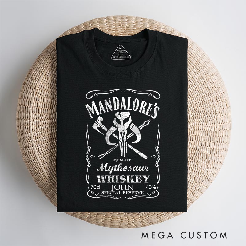Personalized Galaxy Whiskey Classic T-Shirts Galaxy Fantasy Nerdy Geek Tshirt for Movie Lovers