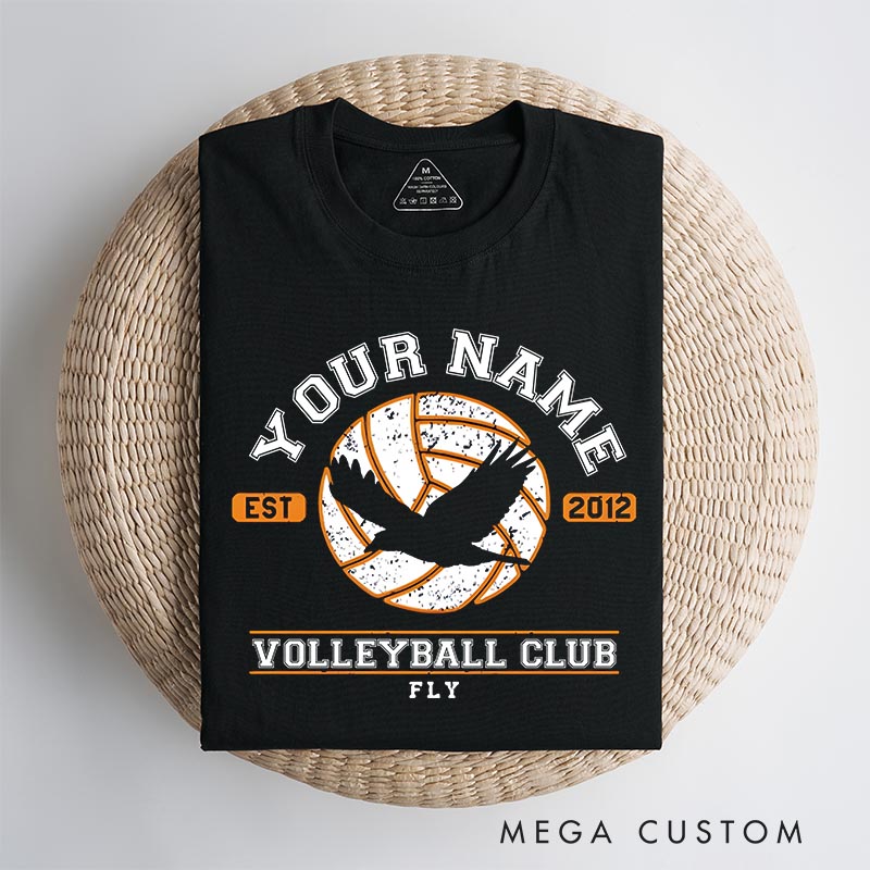 Personalized Anime Volleyball Club Classic T-Shirts Japanese Manga Comic Tshirt for Anime Lovers
