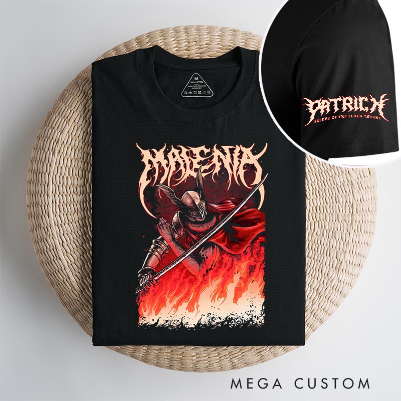 Personalized Malenia Game Classic T-Shirts Video Game Tshirt Soulslike Shirt Halloween