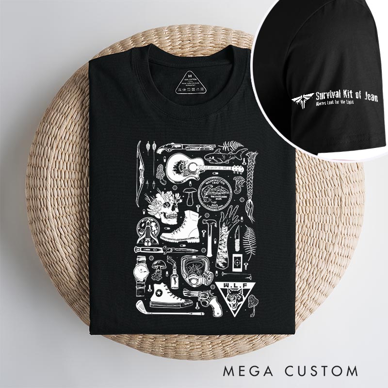 Personalized Survival Kit Movie Classic T-Shirts Survival TV Show Tshirt for Movie Lovers Gamers