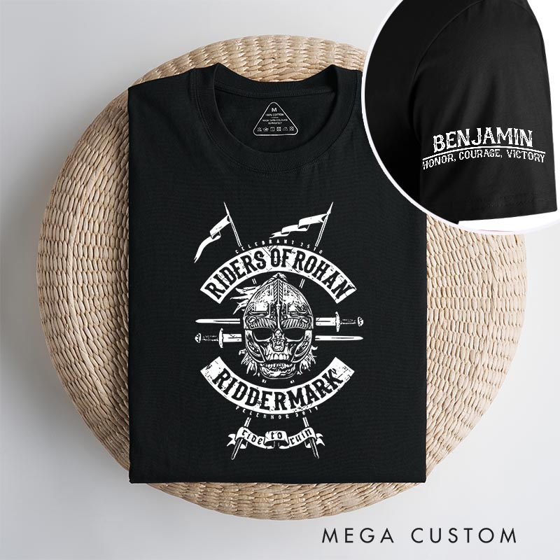 Personalized Rohan Riders Movie Classic T-Shirts Fantasy Movie Tshirt for Movie Lovers