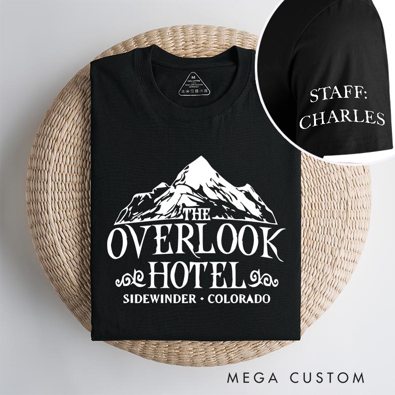 Personalized the Overlook Hotel Classic T-Shirts Horror Movie Tshirt 80s Horror Movie Shirt