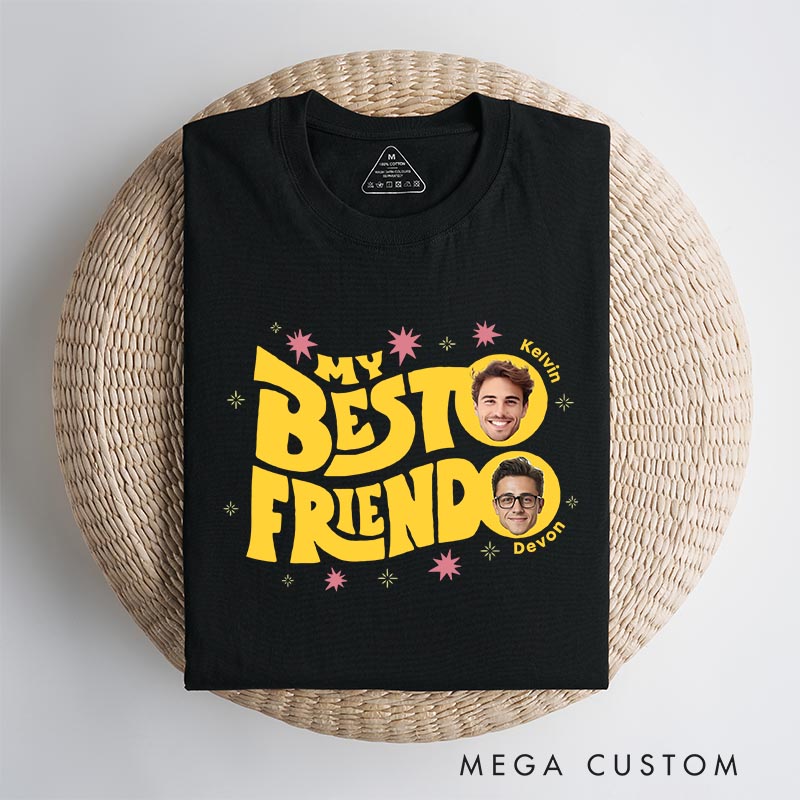 Personalized My Besto Friendo Classic T-Shirts Anime Tshirt for Anime Lovers Japanese Manga Fans for Friends and Family