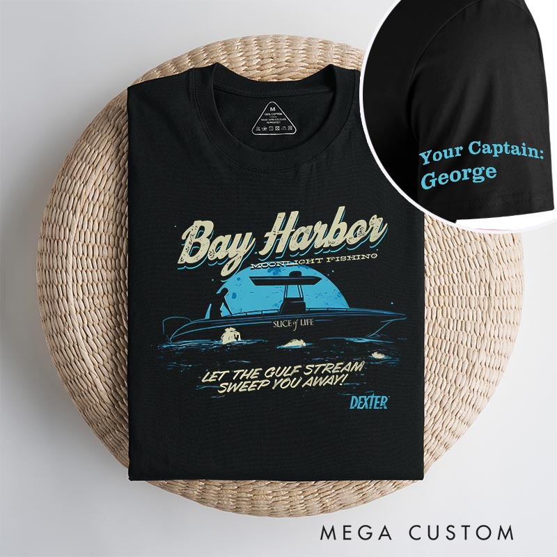 Personalized Bay Harber Movie Classic T-Shirts Horror TV Show Tshirt Horror TV Series Shirt