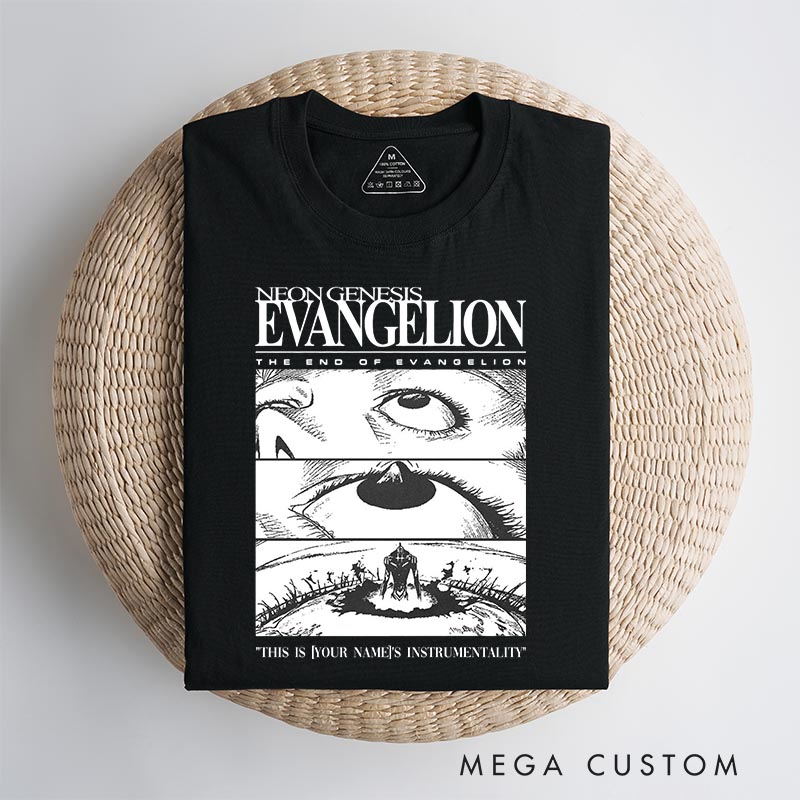 Personalized the End Anime Classic T-Shirts Japanese Mecha Anime Series Manga Tshirt Comic Shirt for Anime Lovers