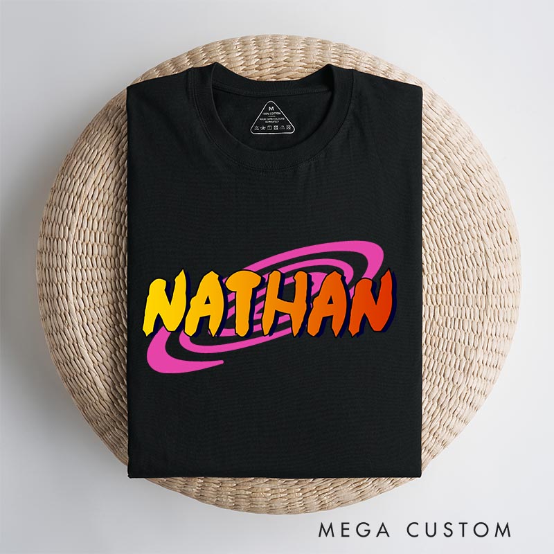 Personalized Ninja Name Classic T-Shirts Japanese Manga Comic Tshirt for Anime Lovers